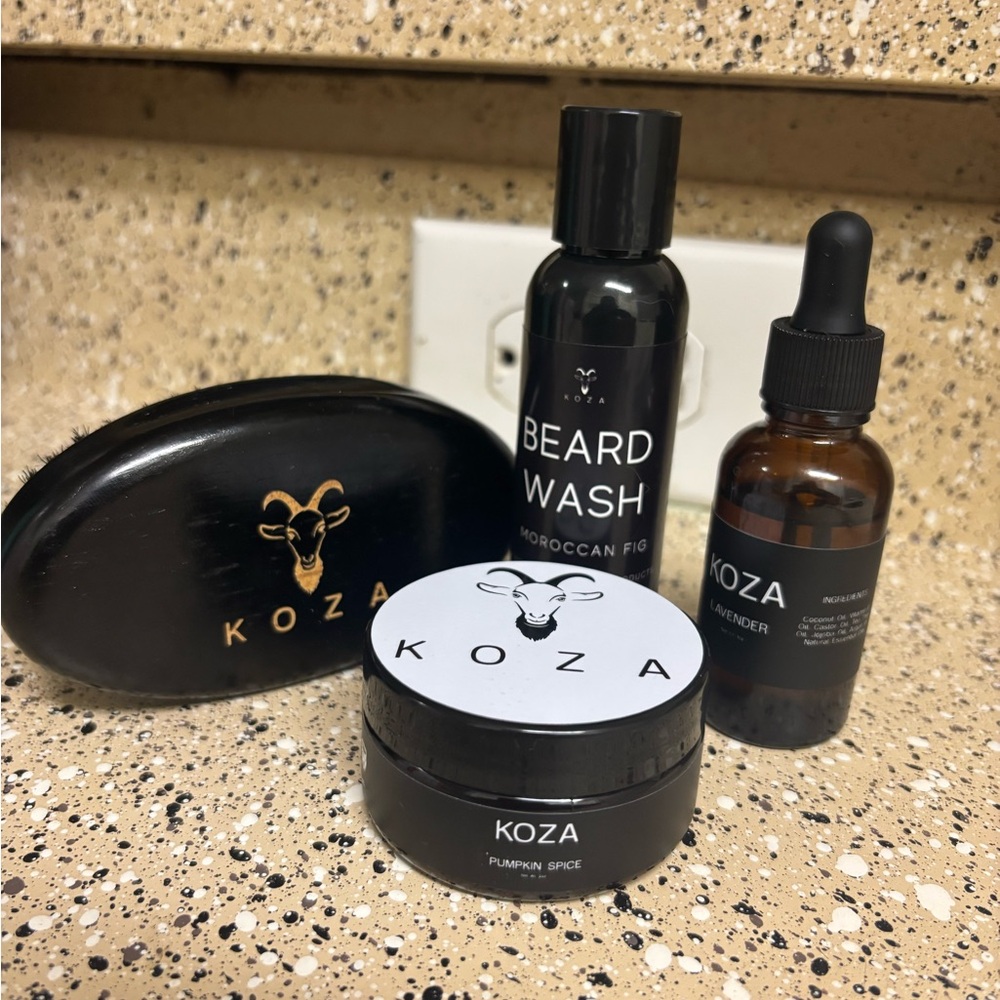 Men’s Beard Care Set — Black